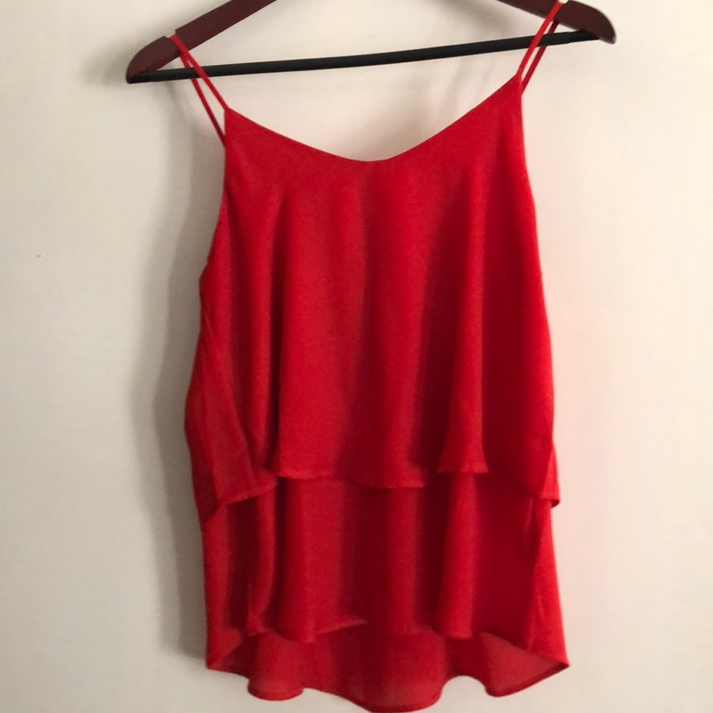 Red tank top